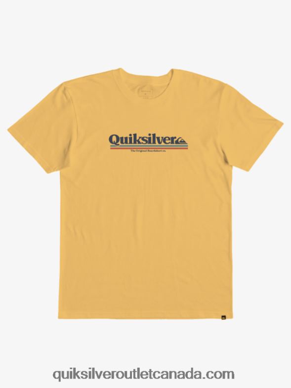 CA Quiksilver Boys 8-16 Between The Lines T-shirt bright gold TX4R22089