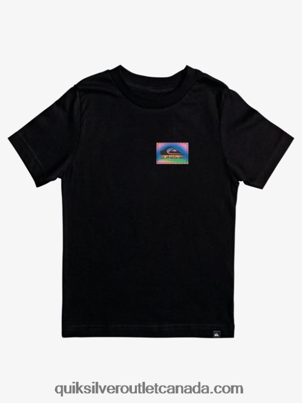 CA Quiksilver Boys 8-16 Color Flow T-shirt black TX4R22173