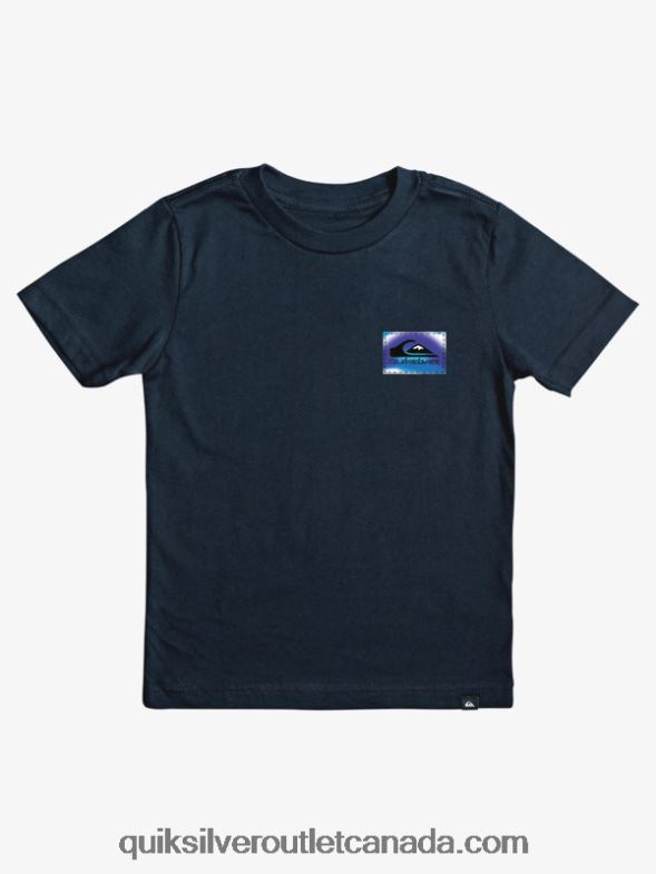CA Quiksilver Boys 8-16 Color Flow T-shirt navy blazer TX4R22174