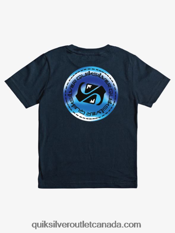 CA Quiksilver Boys 8-16 Color Flow T-shirt navy blazer TX4R22174