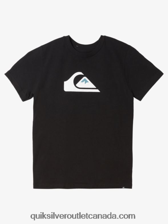 CA Quiksilver Boys 8-16 Comp Logo T-Shirt black TX4R21961