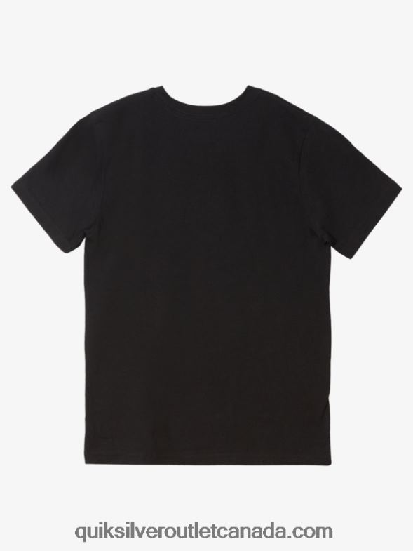 CA Quiksilver Boys 8-16 Comp Logo T-Shirt black TX4R21961