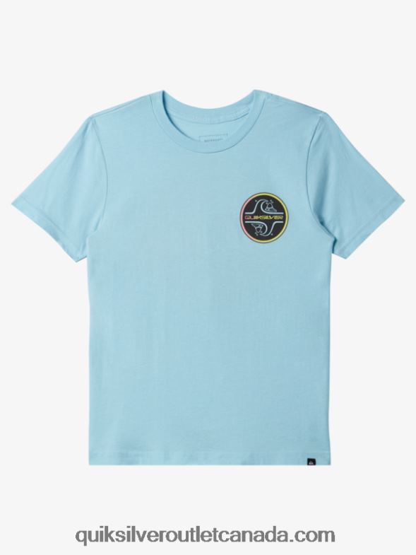 CA Quiksilver Boys 8-16 Core Bubble T-shirt sky blue TX4R21955