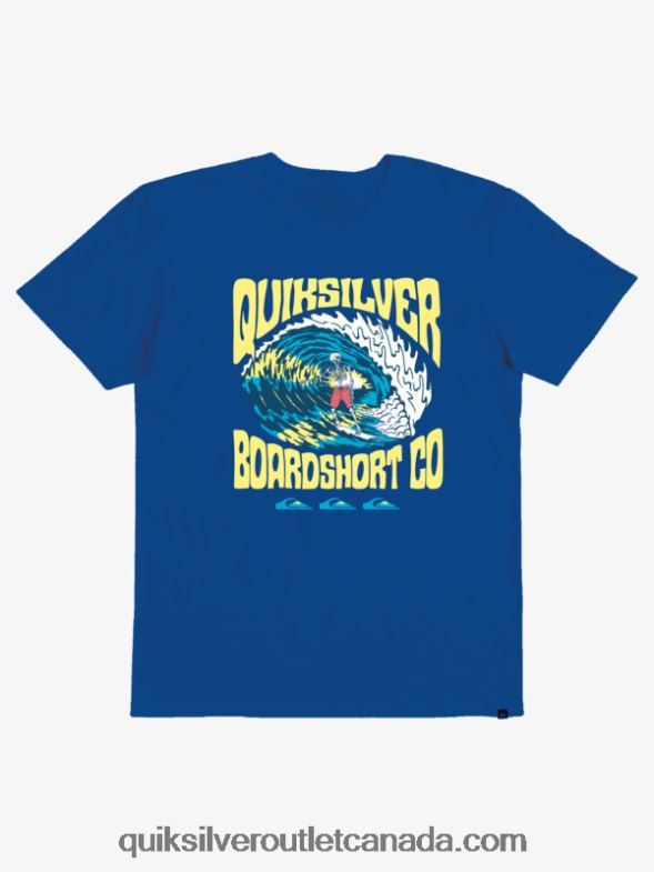 CA Quiksilver Boys 8-16 Higher Life T-shirt snorkel blue TX4R22208