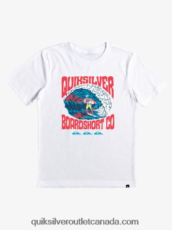 CA Quiksilver Boys 8-16 Higher Life T-shirt white TX4R22209