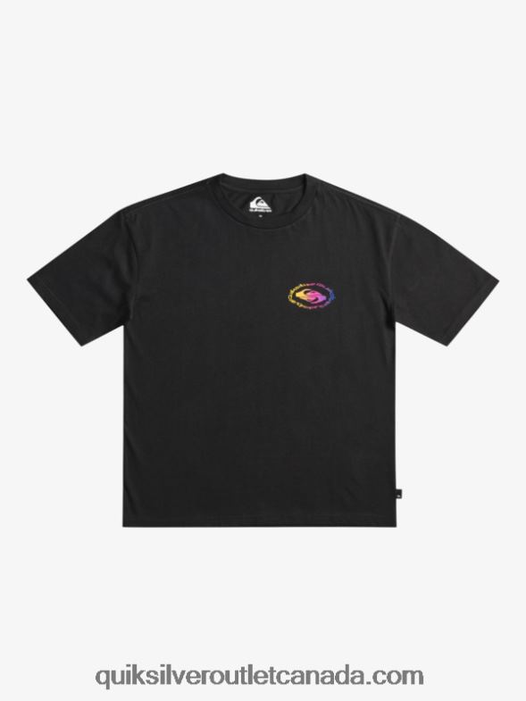 CA Quiksilver Boys 8-16 Radical Flag T-Shirt black TX4R21966