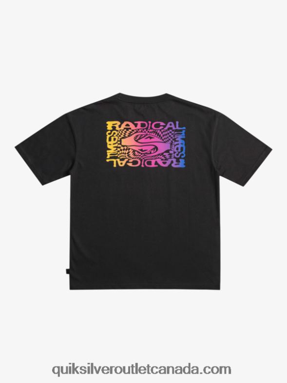 CA Quiksilver Boys 8-16 Radical Flag T-Shirt black TX4R21966