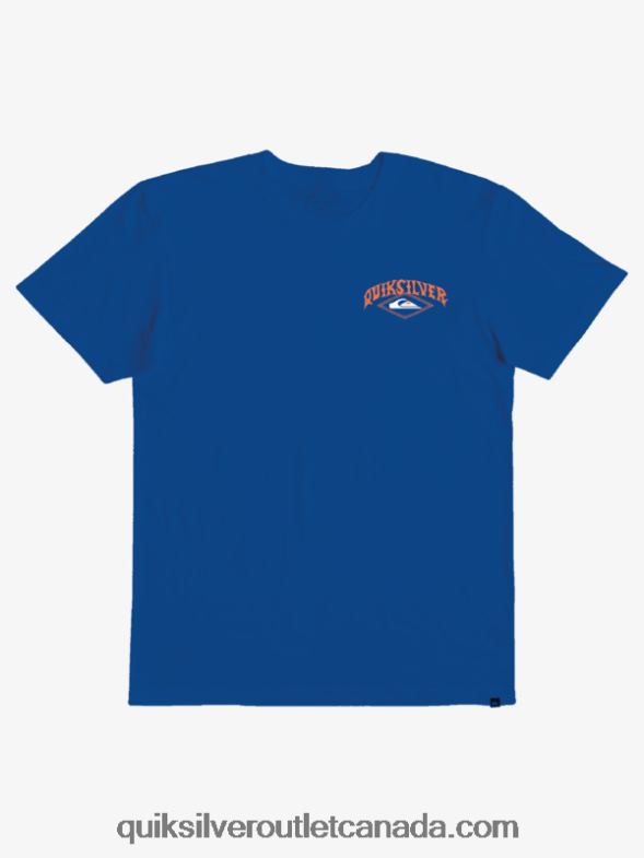 CA Quiksilver Boys 8-16 Surfer Oftune T-shirt snorkel blue TX4R22178