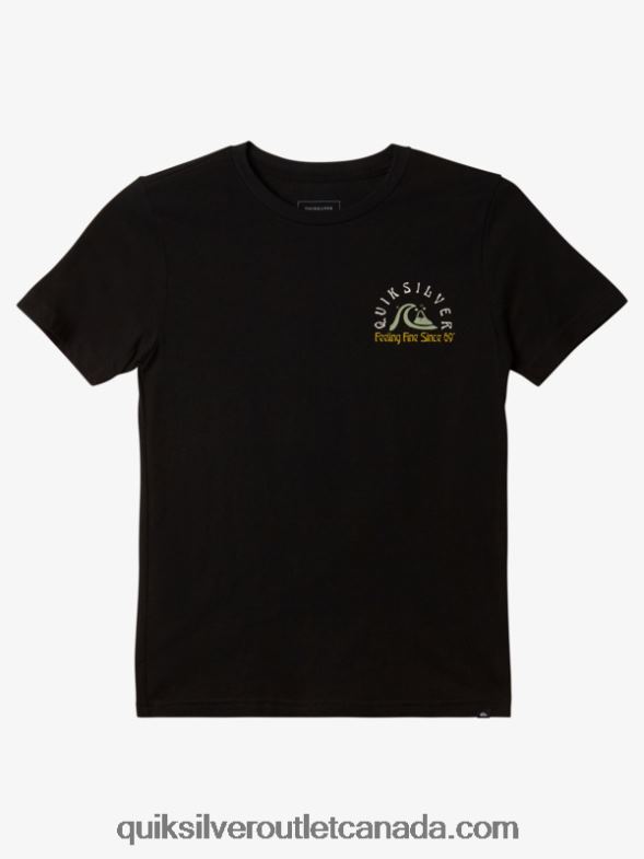 CA Quiksilver Boys 8-16 The Original Barrel T-shirt black TX4R21940
