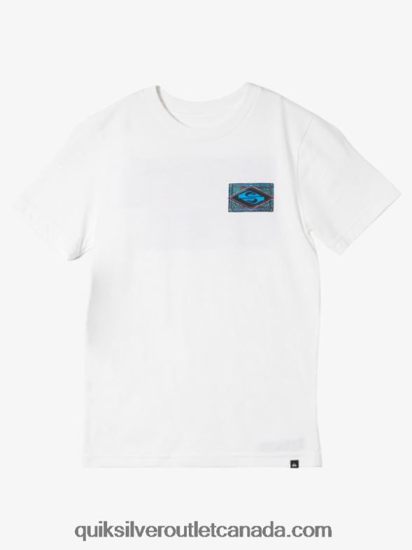 CA Quiksilver Boys 8-16 Vibing T-Shirt white TX4R21943
