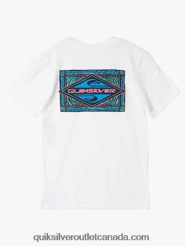 CA Quiksilver Boys 8-16 Vibing T-Shirt white TX4R21943