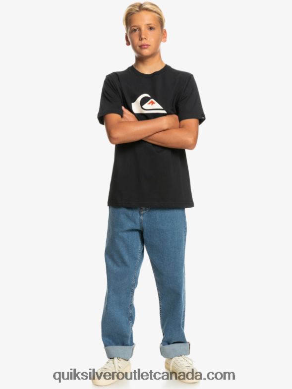 CA Quiksilver Boys Comp Logo - T-Shirt black TX4R22317