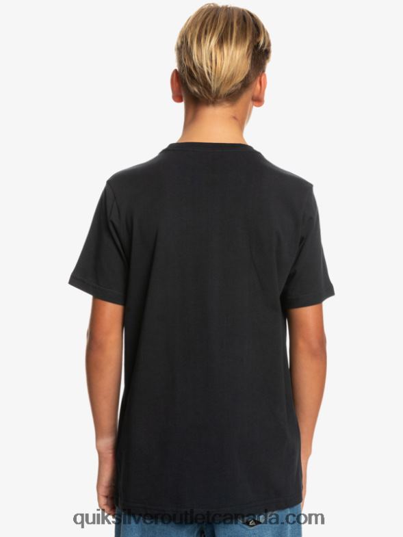 CA Quiksilver Boys Comp Logo - T-Shirt black TX4R22317