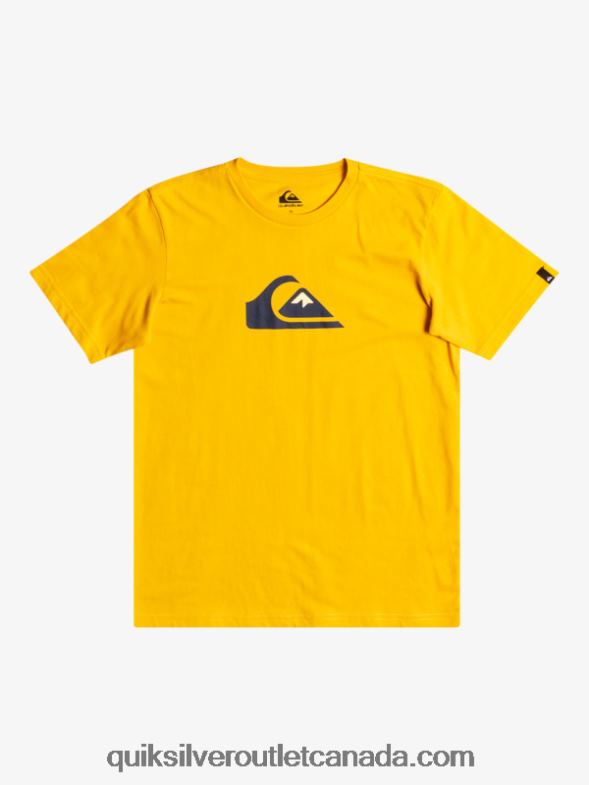 CA Quiksilver Boys Comp Logo - T-Shirt golden rod TX4R22316
