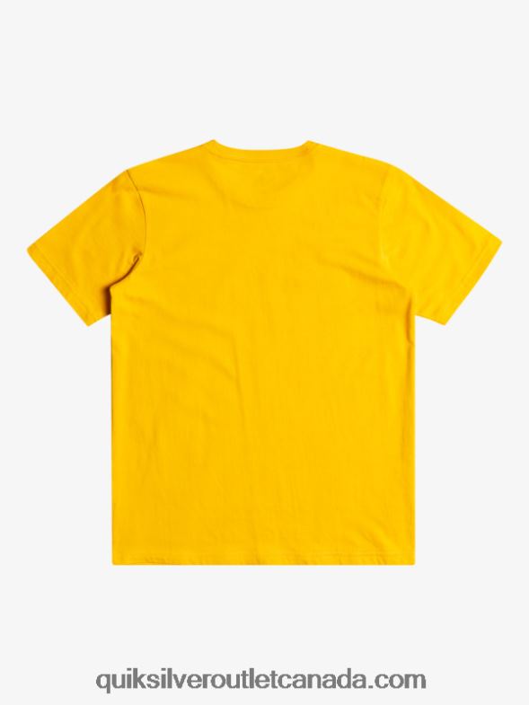 CA Quiksilver Boys Comp Logo - T-Shirt golden rod TX4R22316