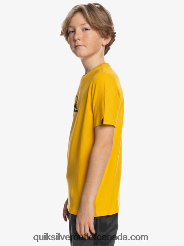 CA Quiksilver Boys Comp Logo - T-Shirt golden rod TX4R22316
