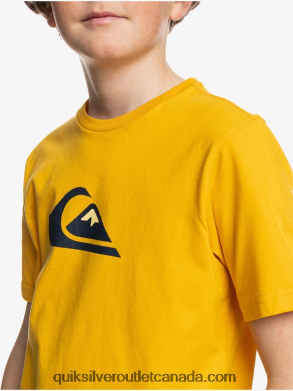 CA Quiksilver Boys Comp Logo - T-Shirt golden rod TX4R22316