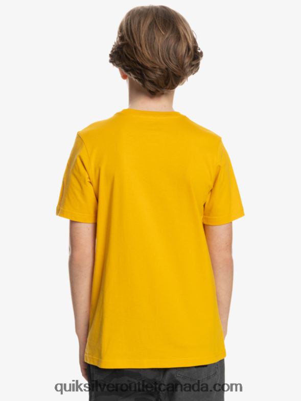 CA Quiksilver Boys Comp Logo - T-Shirt golden rod TX4R22316