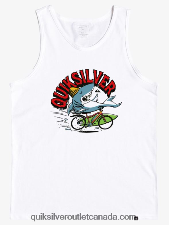 CA Quiksilver Boys 2-7 At Risk Tank T-shirt white TX4R22266