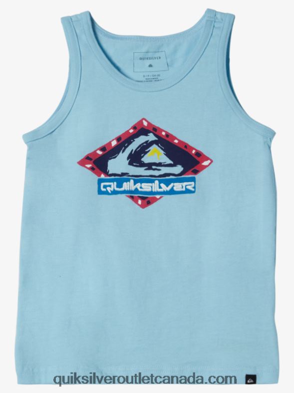 CA Quiksilver Boys 2-7 Funky Frame Tank T-shirt sky blue TX4R22264