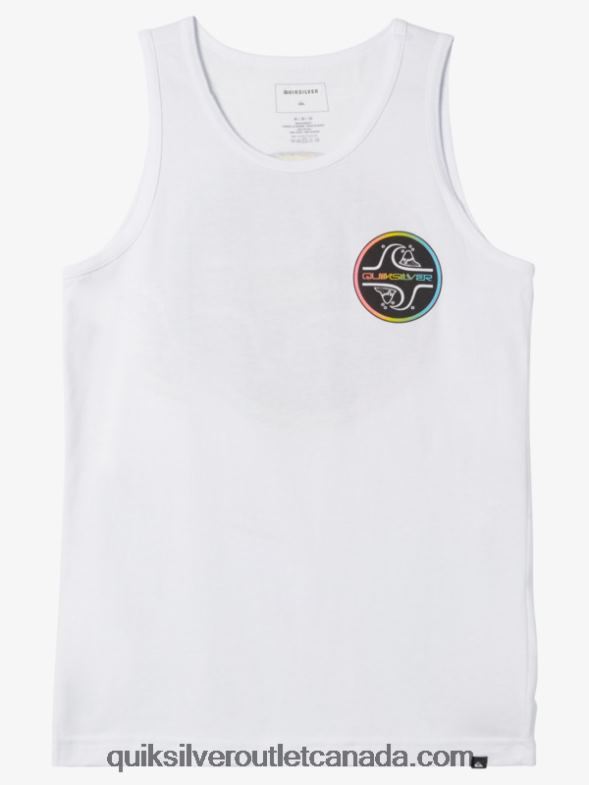 CA Quiksilver Boys 8-16 Core Bubble Tank T-shirt white TX4R22227