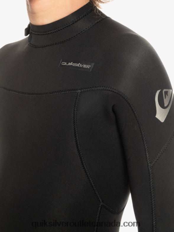 CA Quiksilver Boys 8-16 3/2mm Everyday Sessions Back Zip Wetsuit black TX4R22224