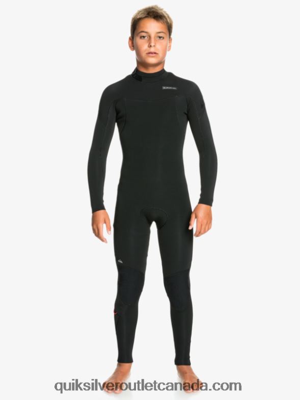 CA Quiksilver Boys 8-16 3/2mm Sessions L/SL Fullsuit black TX4R22194