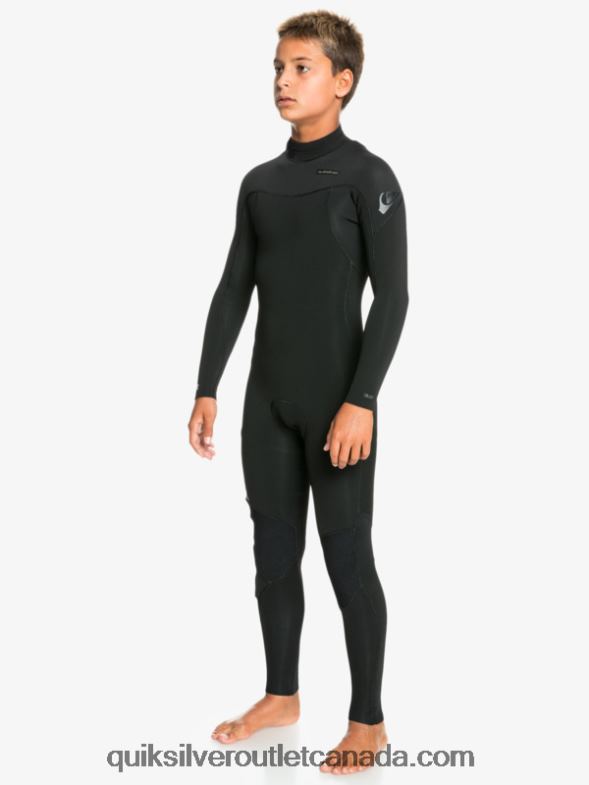 CA Quiksilver Boys 8-16 3/2mm Sessions L/SL Fullsuit black TX4R22194