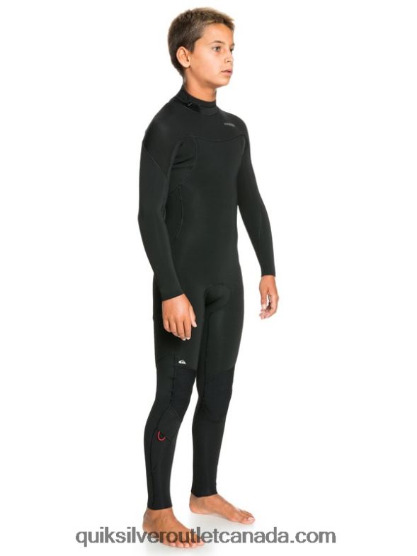 CA Quiksilver Boys 8-16 3/2mm Sessions L/SL Fullsuit black TX4R22194