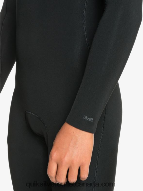 CA Quiksilver Boys 8-16 3/2mm Sessions L/SL Fullsuit black TX4R22194