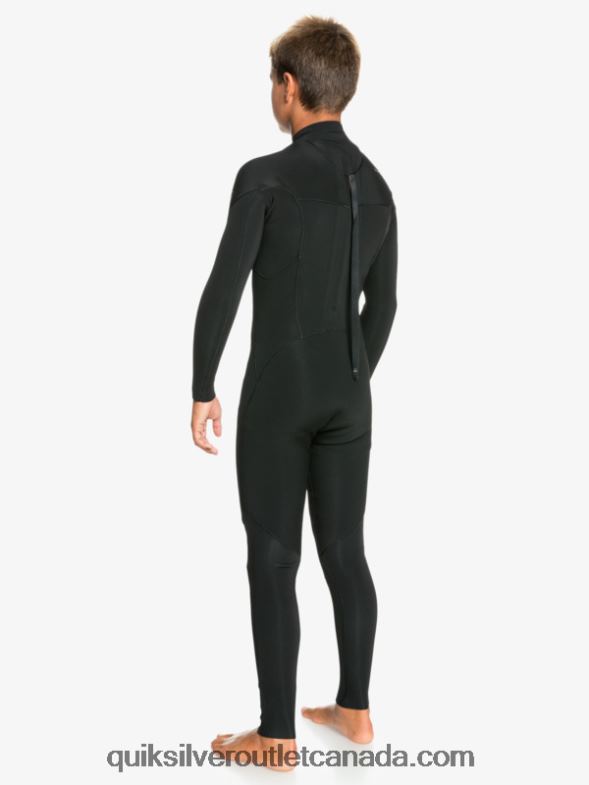 CA Quiksilver Boys 8-16 3/2mm Sessions L/SL Fullsuit black TX4R22194