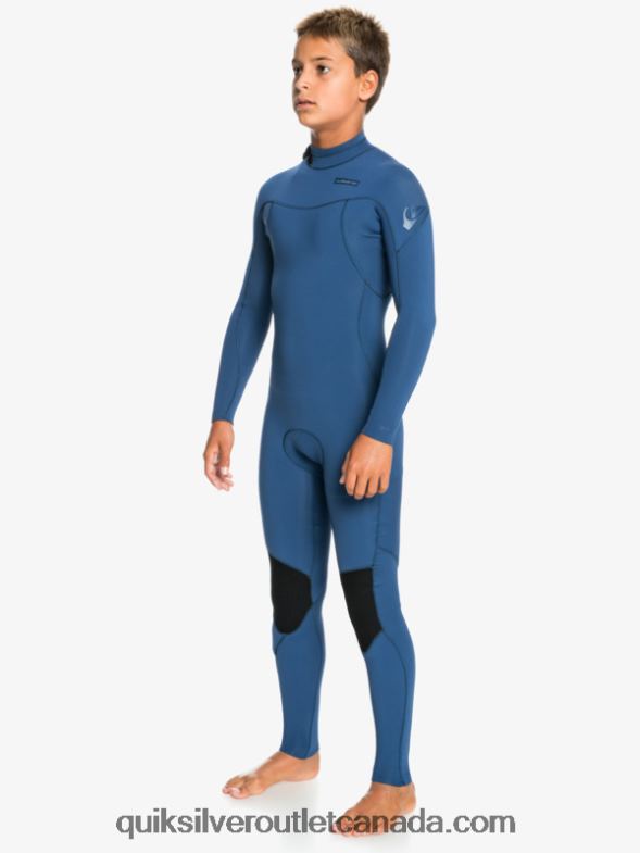 CA Quiksilver Boys 8-16 3/2mm Sessions L/SL Fullsuit insignia blue TX4R22195