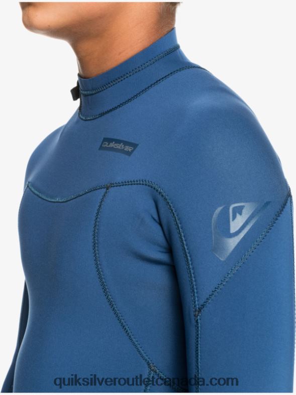 CA Quiksilver Boys 8-16 3/2mm Sessions L/SL Fullsuit insignia blue TX4R22195