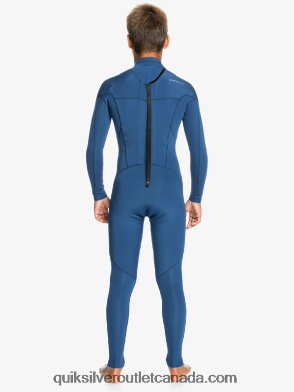 CA Quiksilver Boys 8-16 3/2mm Sessions L/SL Fullsuit insignia blue TX4R22195