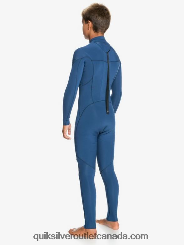 CA Quiksilver Boys 8-16 3/2mm Sessions L/SL Fullsuit insignia blue TX4R22195