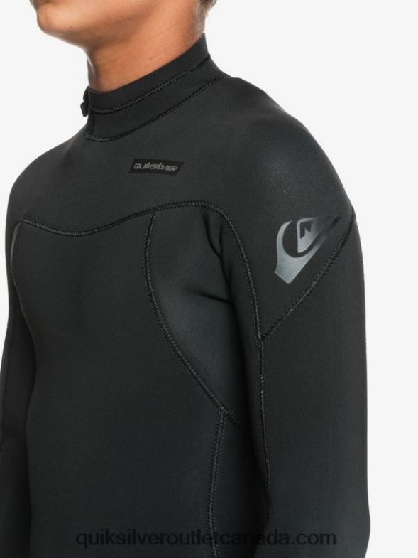CA Quiksilver Boys 8-16 4/3mm Sessions L/SL Fullsuit black TX4R22188