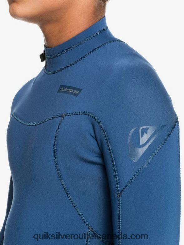 CA Quiksilver Boys 8-16 4/3mm Sessions L/SL Fullsuit insignia blue TX4R22189