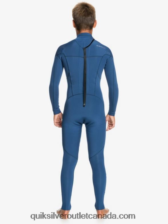 CA Quiksilver Boys 8-16 4/3mm Sessions L/SL Fullsuit insignia blue TX4R22189