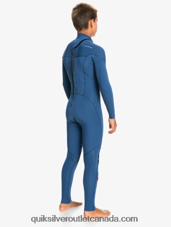 CA Quiksilver Boys 8-16 4/3mm Sessions L/SL Fullsuit insignia blue TX4R22189