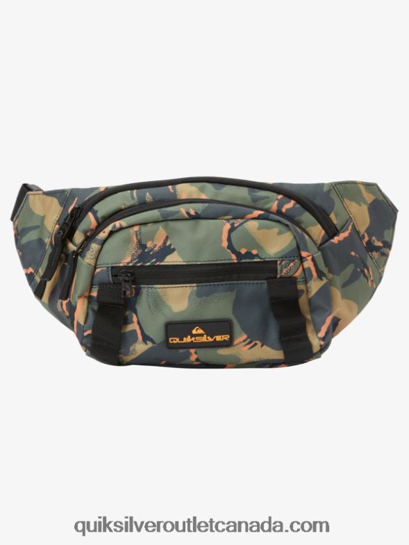 CA Quiksilver Men Lone Walker 3L Fanny Pack camo - plage TX4R2608