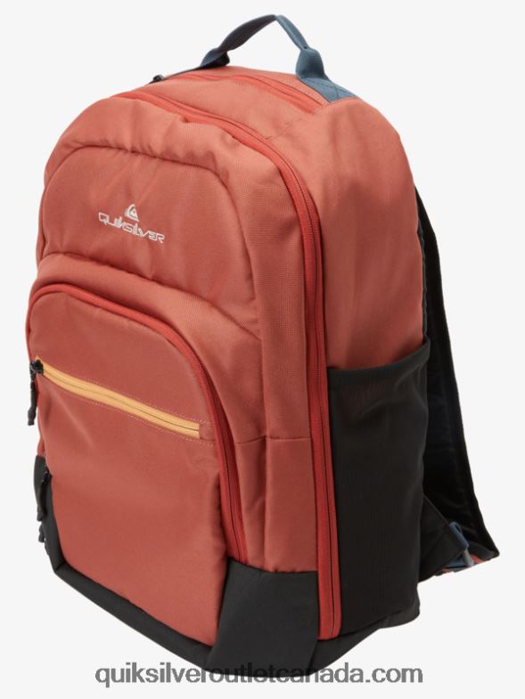 CA Quiksilver Men Schoolie Cooler 30L Backpack red ochre TX4R2375