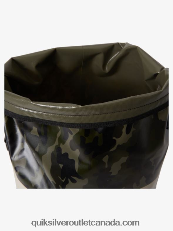 CA Quiksilver Men Sea Stash 20L Medium Surf Backpack black camoflage TX4R2861