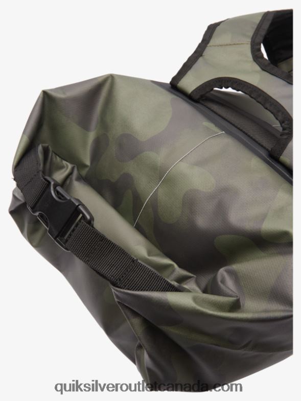 CA Quiksilver Men Sea Stash 20L Medium Surf Backpack black camoflage TX4R2861