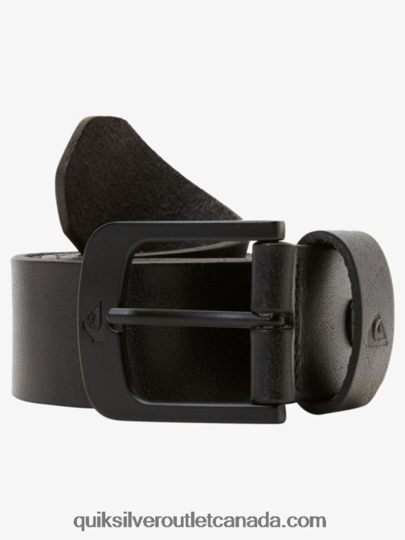 CA Quiksilver Men The Everydaily Leather Belt black TX4R21053