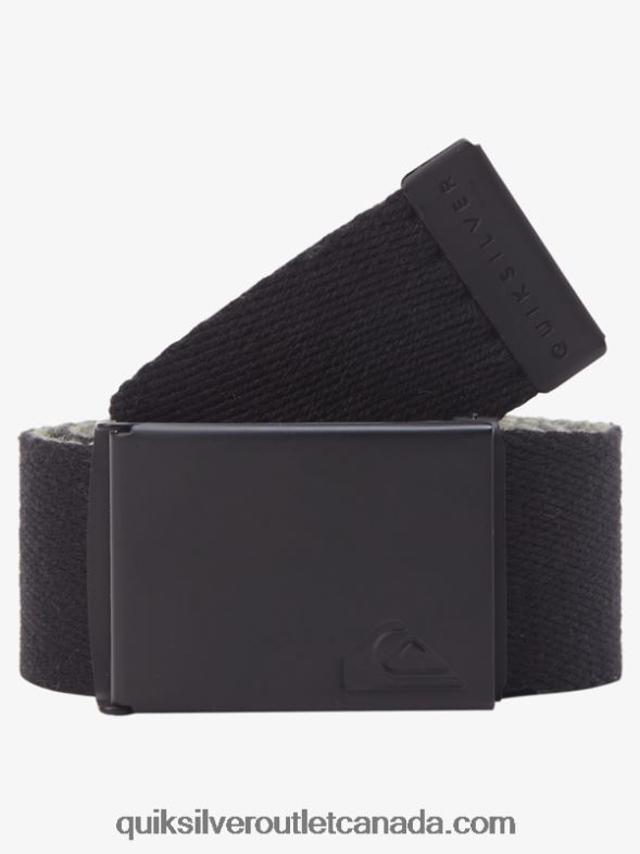 CA Quiksilver Men The Jam Webbing Belt black TX4R242