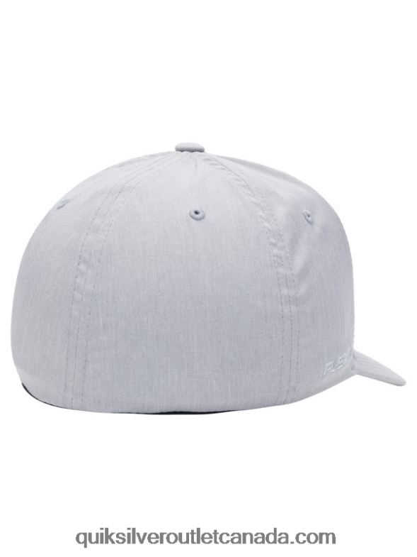 CA Quiksilver Men Amped Up Flexifit Hat sleet heather TX4R2941