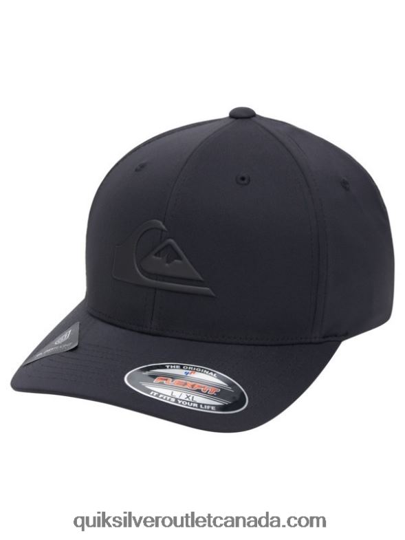 CA Quiksilver Men Amped Up Flexifit Hat true black TX4R2943
