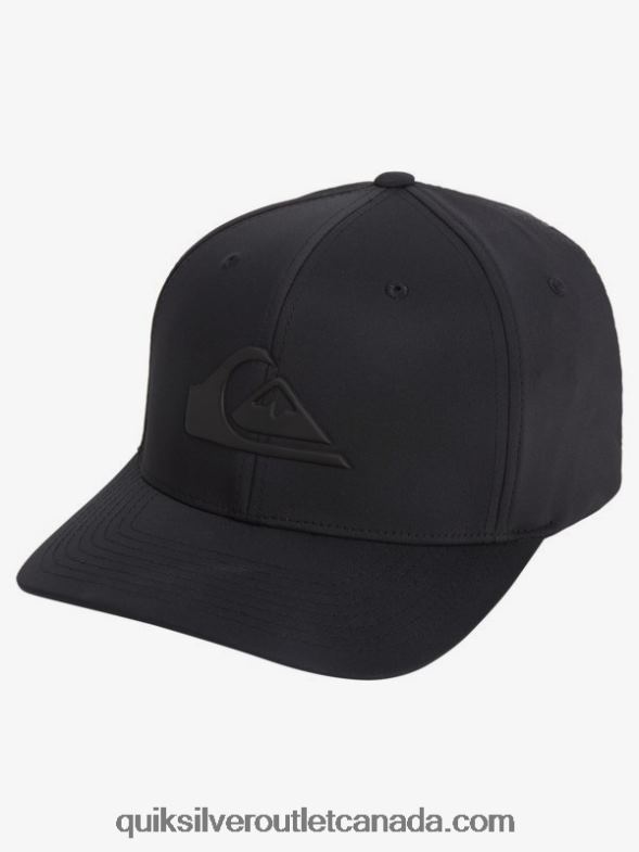 CA Quiksilver Men Amped Up Flexifit Hat true black TX4R2943