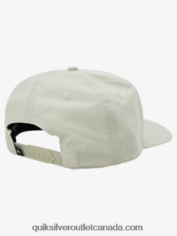 CA Quiksilver Men Branded Snapback Hat birch TX4R21093