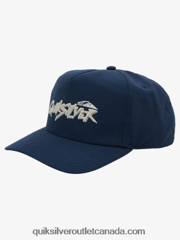 CA Quiksilver Men Branded Snapback Hat midnight navy TX4R21094